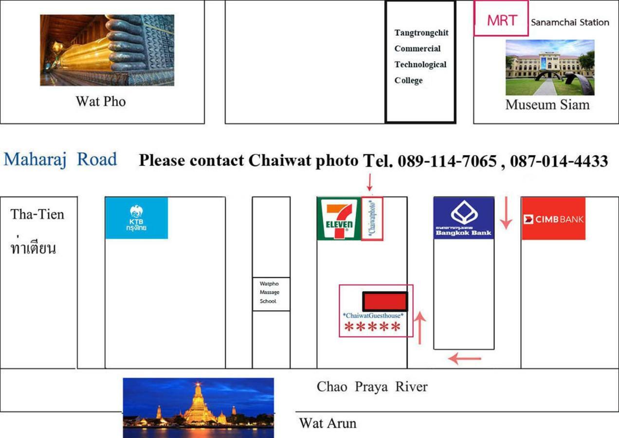 Chaiwat Guesthouse Bangkok Kültér fotó